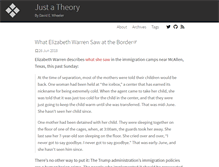 Tablet Screenshot of justatheory.com